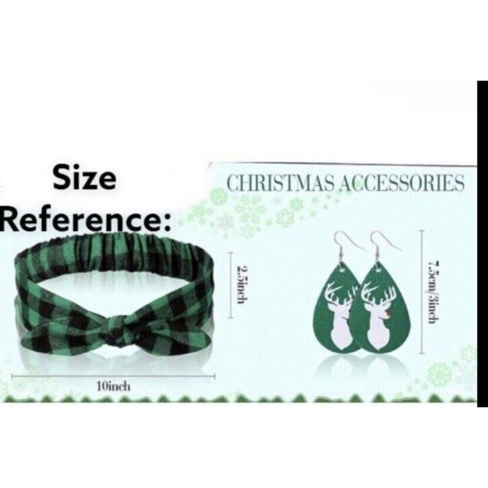 🌻5/$20🌻 Gold Christmas Matching Accessory Set - Picture 4 of 5